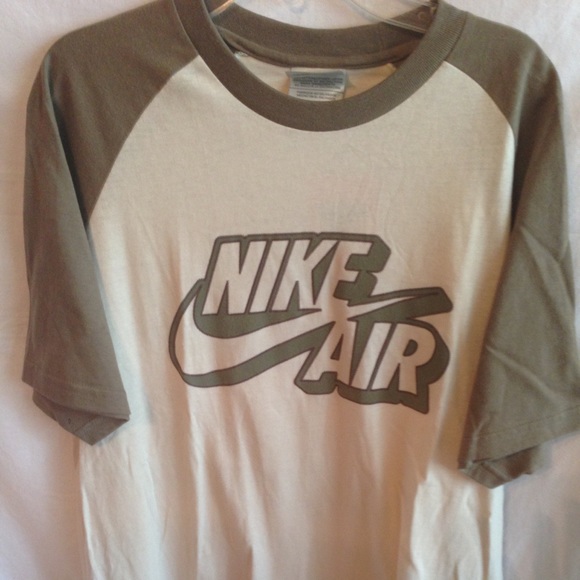 khaki nike shirt